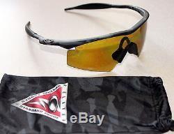 OAKLEY M FRAME NIGHT CAMO With POLARIZED AMBER STRIKE SHOOTING LENS SUNGLASSES NEW