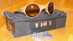 OAKLEY New Sunglasses MARS Leather/Gold Iridium 04-104 serial M009999 Jordan
