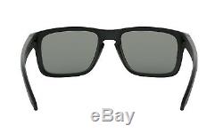 OAKLEY OO9102-36 HOLBROOK Sunglasses Matte Black Positive Red Iridium 57mm