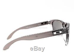 OAKLEY OO9102-A9 HOLBROOK Sunglasses Gray Fade Chrome Mirror Flash Polarized