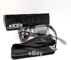 OAKLEY OO9102-A9 HOLBROOK Sunglasses Gray Fade Chrome Mirror Flash Polarized