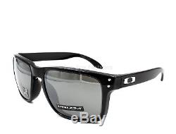 OAKLEY OO9102-E155 HOLBROOK Sunglasses Polished Black Prizm Black Iridium NEW