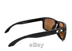 OAKLEY OO9102-E355 HOLBROOK Sunglasses Polished Black Gold Mirror Flash NEW