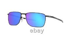 OAKLEY OO 4142-1658 Ejector Satin Black / Prizm Sapphire Polarized Sunglasses