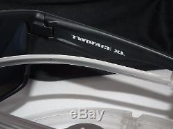 OAKLEY POLARIZED TWOFACE XL SUNGLASSES OO9350-05 Matte Black / Sapphire Iridium