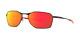 Oakley Savitar Oo 6047-09 Satin Black / Prizm Ruby Sunglasses Nwt Oo6047 58mm