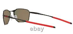 OAKLEY Savitar OO 6047-09 Satin Black / Prizm ruby Sunglasses NWT OO6047 58MM