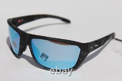 OAKLEY Split Shot POLARIZED Sunglasses Matte Black Camo/Prizm Deep Water Blue