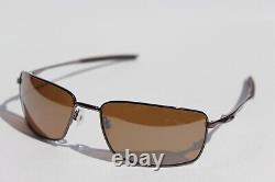 OAKLEY Square Wire POLARIZED Sunglasses Gunmetal/Tungsten Iridium NEW OO4075-06