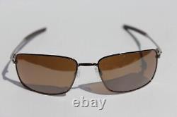 OAKLEY Square Wire POLARIZED Sunglasses Gunmetal/Tungsten Iridium NEW OO4075-06