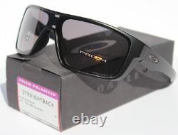 OAKLEY Straightback POLARIZED Sunglasses Matte Black/Prizm Grey NEW OO9411-1027