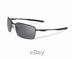OAKLEY Sunglasses Polarized SQUARE WIRE OO4075-04 Carbon Frame with Grey Lenses
