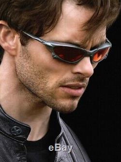 OAKLEY X METAL X-Men Penny Sunglasses. Iridium Red Lenses