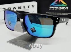 OAKLEY matte black/sapphire PRIZM POLARIZED HOLBROOK OO9102-F0 sunglasses NEW