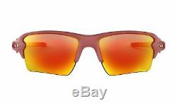 OO9188-7459 Mens Oakley Flak 2.0 XL Spectrum Sunglasses IR Red / Prizm Ruby