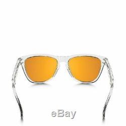 OO9245-39 Mens Oakley (Asian Fit) Frogskins Sunglasses Crystal Clear / 24K