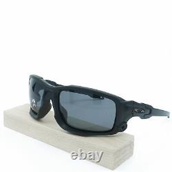 OO9329-09 Mens Oakley Shocktube Polarized Sunglasses Matte Black/Grey