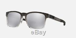 ORIGINAL Oakley Men Sunglasses Catalyst Dark Ink Fade Chrome Iridium Lenses