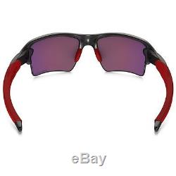 ORIGINAL Oakley Men Sunglasses FLAK 2.0 XL Matte Gray Smoke Prizm Road Lenses