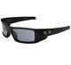 Oakley 03-473 Gascan Matte Black Frame With Grey Lens Mens Sunglasses