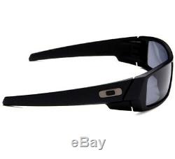 Oakley 03-473 Gascan Matte Black Frame with Grey Lens Mens Sunglasses