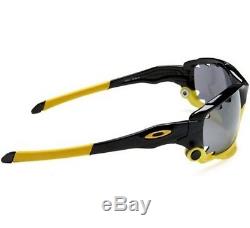 Oakley 04-211 LIVESTRONG JAWBONE Polished Black Iridium Yellow Mens Sunglasses