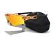 Oakley 09-756j Radar Path Crystal Orange Fire Iridium Asian Fit Mens Sunglasses