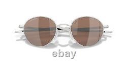 Oakley 0OO4146 414606 Terrigal Full Rim Satin chrome Round Sunglasses