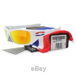 Oakley 24-214 HIJINX Holland Polished White Fire Iridium Mens Sport Sunglasses