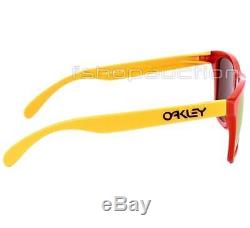 Oakley 24-359 COLLECTORS FROGSKINS AQUATIQUE Hotspot Fire Mens Sunglasses in Box