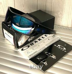 Oakley BATWOLF Sunglasses OO9101-5827 Polished Black With PRIZM Sapphire Iridium