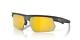 Oakley Bisphaera Polarized Sunglasses Oo9400-1268 Matte Carbon With Prizm 24k Lens
