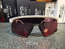 Oakley BXTR Sunglasses OO9280-0239 Matte White Frame With PRIZM Road Lens