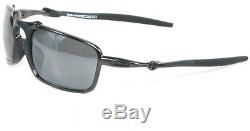 Oakley Badman Men's Dark Carbon Frame Black Iridium Polarized Lens Sunglasses