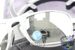 Oakley Badman Sunglasses OO6020-05 X TI with Chrome Iridium Polarized Lenses