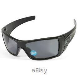 Oakley Batwolf OO9101-04 Matte Black/Grey Polarised Men's Shield Sunglasses