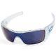 Oakley Batwolf Oo 9101-07 Clear/ice Iridium Men's Shield Sports Sunglasses
