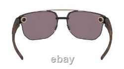 Oakley CHRYSTL Sunglasses Satin Toast Prizm Grey Lenses 4136-01