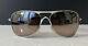 Oakley Crosshair Sunglasses Oo4060-02 Chrome Frame Withvr28 Black Iridium Lens