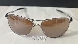 Oakley CROSSHAIR Sunglasses OO4060-02 Chrome Frame WithVR28 Black Iridium Lens