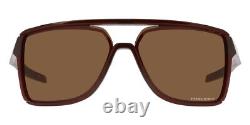 Oakley Castel OO9147 Sunglasses Rootbeer Prizm Bronze 63mm New 100% Authentic