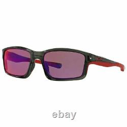 Oakley Chainlink Sunglasses Gray Smoke / Red Iridium Polarized Lens OO9247-10