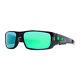 Oakley Crankshaft Oo9239-02 Black Ink/jade Iridium Men's Sports Sunglasses