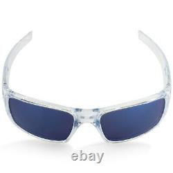 Oakley Crankshaft OO9239-04 Polished Clear/Ice Iridium Men's Sport Sunglasses