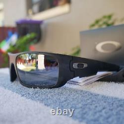 Oakley Crankshaft Polarized Sunglasses Matte Shadow Camo/Black Iridium RX Ready