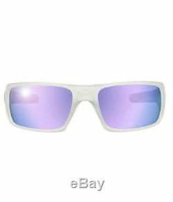 Oakley Crankshaft Sunglasses OO9239 09 Matte Clear Violet Iridium Polarized