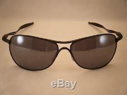 Oakley Crosshair Matte Black w Black Iridium Lens NEW Sunglasses (oo4060-03)