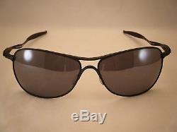 Oakley Crosshair Matte Black w Black Iridium Lens NEW Sunglasses (oo4060-03)