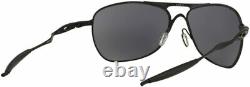Oakley Crosshair sunglasses 4060-03 Matte Black Black Iridium AUTHENTIC 4060