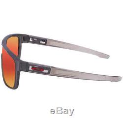 Oakley Crossrange Shield Prizm Ruby Rectangular Men's Sunglasses OO9387 938713